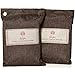 Bamboo Charcoal Air Purifier bags (2 x 8 oz bags). Natural air freshener - non-toxic, effective deodorizer keeps spaces fresh and dry.