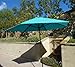 Formosa Covers 9ft Umbrella Replacement Canopy 6 Ribs in Turquoise Olefin (Canopy Only)