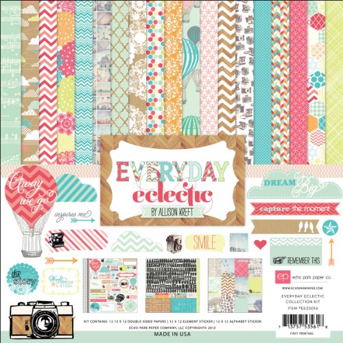Echo Park Paper Everyday Eclectic Collection Scrapbooking Kit Picture