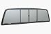 CRL Duo-Vent Four Panel Truck Slider with Dark Gray Glass for 1989-1995 Toyota SR5 Xtra Cab