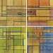 Frank Lloyd Wright Hillside Rug Absorbent Coasters