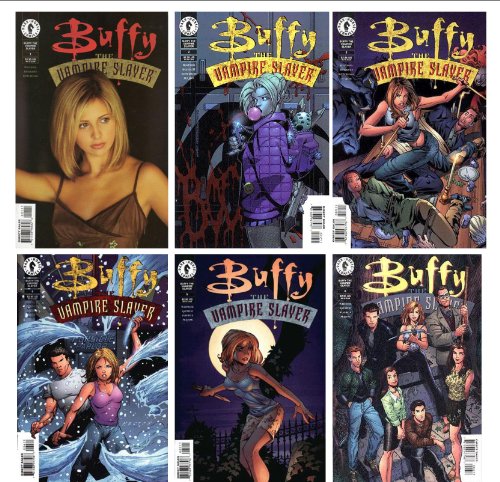 Comics Lot 1-6: Wu Tang Fang - Halloween - Cold Turkey - White Christmas - Happy New Year - The New Kid on the Block part 1 (Buffy The Vampire Slayer)