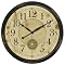 Oversized Resin Clock with Pendulum
