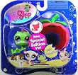 Littlest Pet Shop Assortment 'B' Series 1 Collectible Figure Inchworm with Apple (Special Edition Pet!)