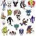 50+ Assorted Temporary Tattoos - Monster Theme - Monsters, Demons, Ghouls, Ghosts, Vampires, Skulls & Dragons.