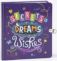Peaceable Kingdom Secrets, Dreams and Wishes Glow in the Dark Lock and Key Diary
