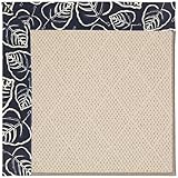 Capel Zoe-White Wicker Blueberry Square 6.00 x 6.00 Area Rug