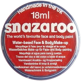 Snazaroo - Face Paints - 18 ml Bright Red Face Paint