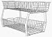 ClosetMaid 3609 2 Tier 14-Inch Kitchen Cabinet Organizer, White