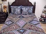 Kunda5P Decorative Bedspread Indian Bedding Set Coverlet