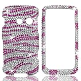 Talon 15446 Full Diamond Bling Phone Shell for LG Rumor Touch (Zebra -Hot P ....