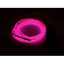 Fortune Products ELFW-5-2PK Electroluminescent Flash Wire, 5mm Diameter x 2 yd Length, Pink