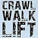 Crawl Walk Lift, Bodybuilding Baby Shirt, Blue 3-6 mo