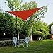 Cool Area Triangle 9 Feet 10 Inches Sun Shade Sail, UV Block Fabric Sail Perfect for Outdoor Patio Garden Swimming pools in Color Terra