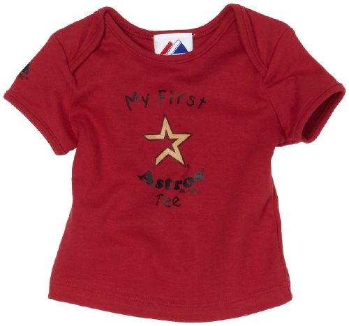 MLB Infant/Toddler Boys' Houston Astros My First Tee (Maroon, 18 Months)