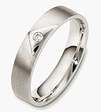 Stylish 5mm 14 Karat White Gold Diamond Wedding Band Ring