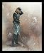 Civil War Soldier Blue Union America Framed Art Poster Print - 16" X 20"