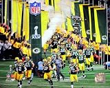Green Bay Packers introduction at Super Bowl XLV - NFL 8x10 Photo