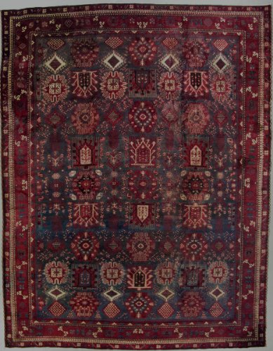 10x13 TEAL ANTIQUE 1900 AGRA ORIENTAL AREA RUG 