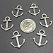 Qudasar PDTXCLS Yasirona 50 Anchor Charms Silver Tone