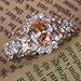 YAZILIND Elegant Round Champagne Crystal Silver Engagement Women Wedding Ring