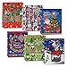 Gift Boutique Christmas Medium Gift Bags Bulk Assortment with Handles and Tags 12 Pack for Holiday Wrapping Gifts