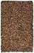 Safavieh Leather Shag Collection Metro Handmade Saddle Leather Area Rug, Brown