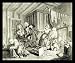 William Hogarth (Follow The life of a prostitute, the fifth sheet: They breathed their breath, while doctors still argue) Framed Art Poster Print - 11 X 17