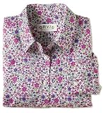 Wrinkle-Resistant Spring Floral Shirt