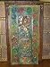 Antique India God Ganesha Carved Wall Panel Door Shutter 72"