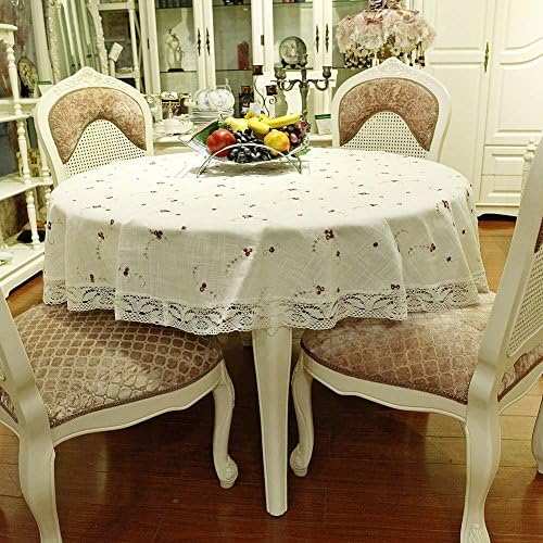 bucolic table cloth fabric/ table/ round table cloth fabric/Continental pulled back-B 115x115cm(45x45inch)