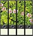 File Art - Design Etiketten - Motiv Little Flowers - breit