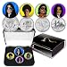 Michael Jackson- Four-Piece Colorized Coin Set picture
