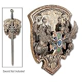 Griffin Sword Plaque Holder Wall Display