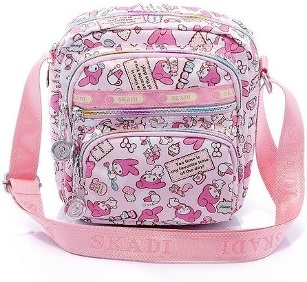 ColorCity ® Cartoon Pink Rabbit Pattern Single Shoulder Pack / School Bag Travel Backpack For Young Girls (Pink Rabbit, Small)