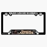 Houston Astros License Plate Frame Two Pack Set