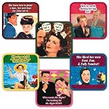Olive Sandwiches Pub Coasters - The Dating Game by Santa Barbara Design Studio
