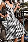 Folter Clothing HOUNDSTOOTH DRESS in Black & White