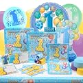My 1st Birthday Deluxe 8-Guest Party Kit - Blue