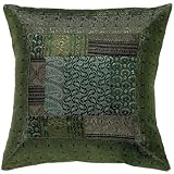 April Cornell Cushion 16x16 - Bohemian Green