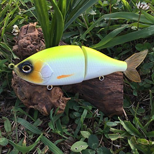 Flow Glider 140 Custom painted in "Citrus Shad", hand painted, bass fishing, crankbait, custom fishing lure, fishing tackle, fishing lure, custom lure, bass lure, airbrushed, fishing lures, Swim bait