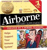 Airborne Effervescent Health Formula, Original Orange, 10 Tablets (Pack of 3)