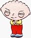 The Family Guy - Stewie Griffin Looking Evil - Embroidered Iron On or Sew On Patch