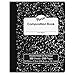 Pacon Composition Book, College Ruled, 9 13/16" x 7 1/2", 100 Sheets, 200 Pages, Black Marble Cover
