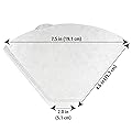 Amazon Basics Number 4 Cone Coffee Filters
