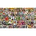 RoomMates JL1175M Marvel Comic Book Covers Prepasted Chair Rail Wall Mural