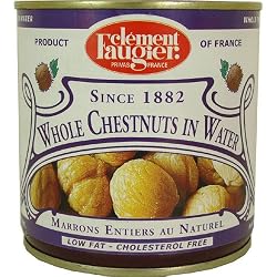 Clement Faugier Whole Chestnuts in Water - Low Fat, Cholesterol Free