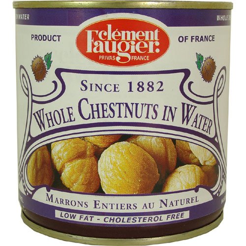 Clement Faugier Whole Chestnuts in Water - Low Fat, Cholesterol Free