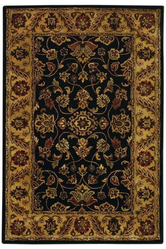 Patina Area Rug, 4-footx6-foot, BLACK On Sale