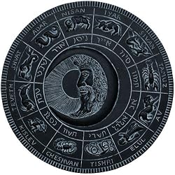 Moon Fest Jewish Lunar Calendar Plaque